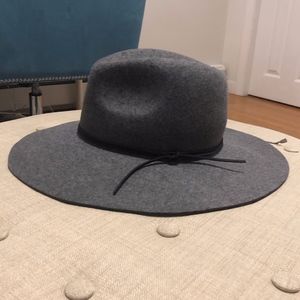 NWTGrey Nordstrom Phenix Wide Brim Wool Floppy Hat